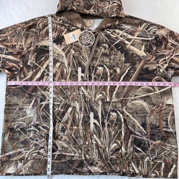 Redhead Realtree Camo Max 5 Tec Fleece Lined Hooded Sweatshirt Men's size 3XL - Picture 4 of 5